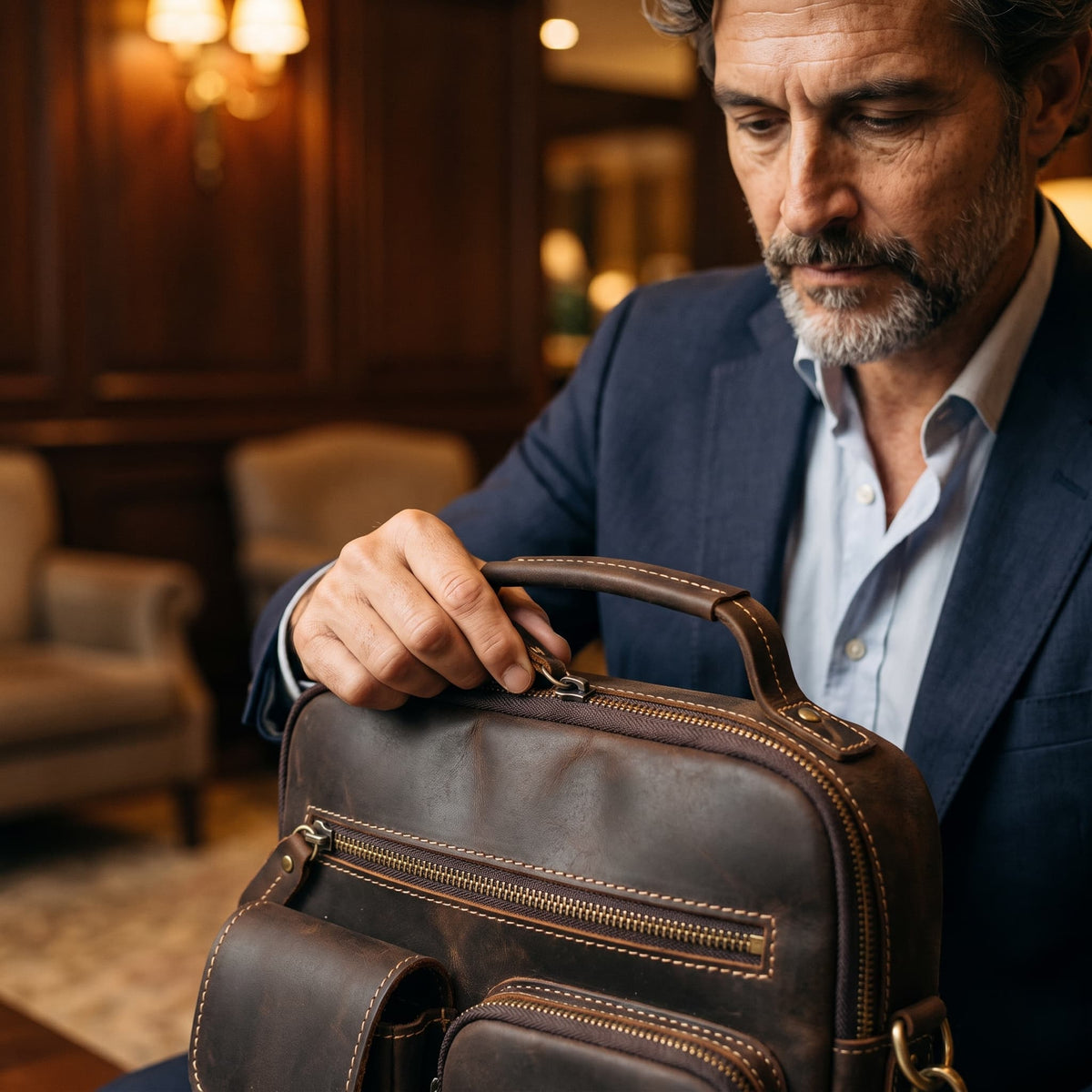 Messenger Bag – Zip Model